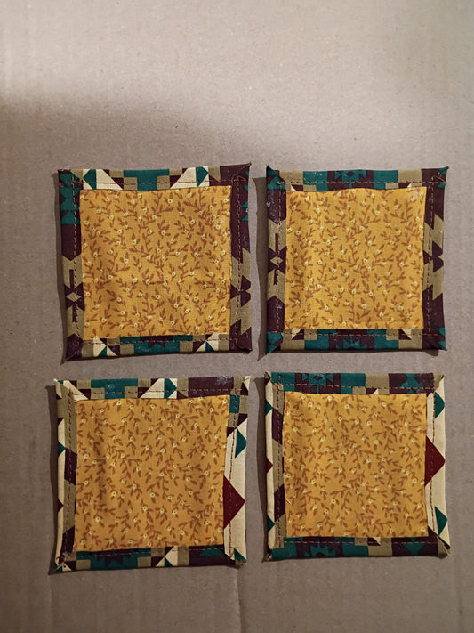 4pack fall colors basic coasters