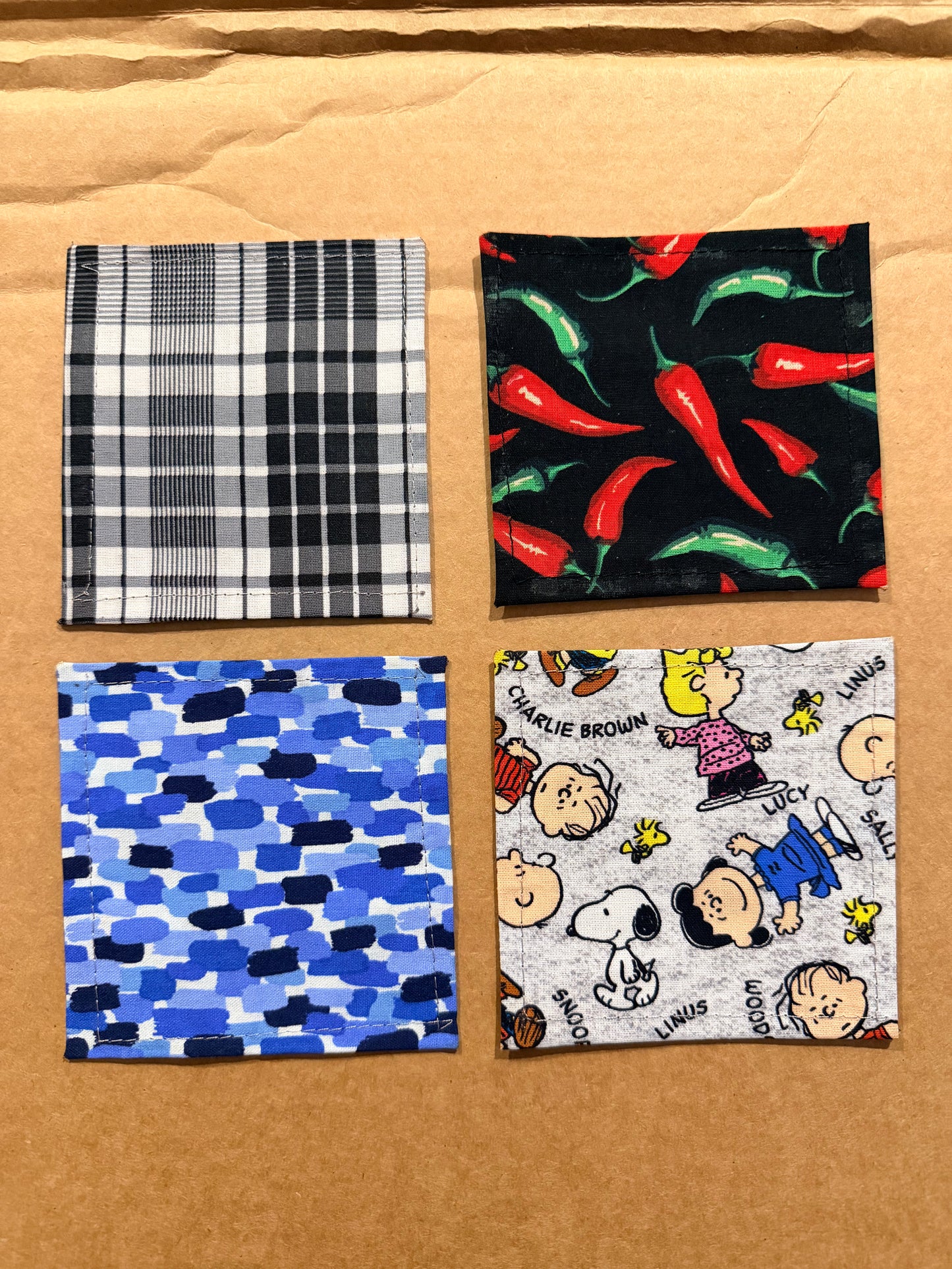 Patchwork Coasters - 4pk (Basic)