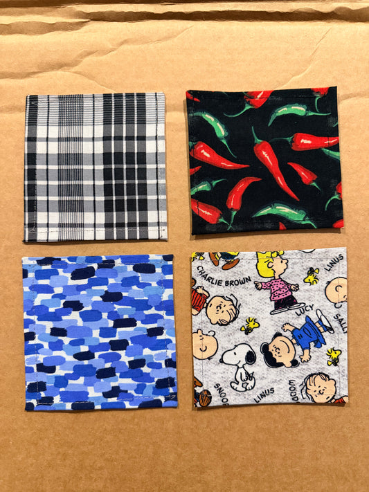 Patchwork Coasters - 4pk (Basic)