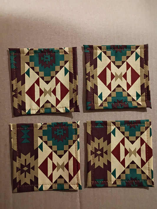 4pack fall colors basic coasters