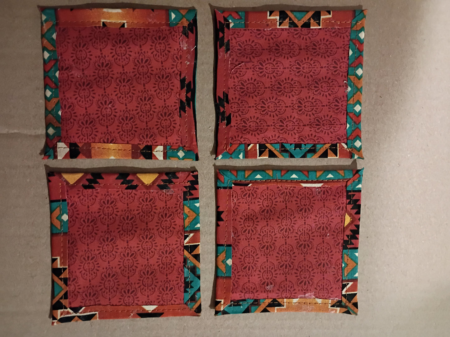 4pack fall colors basic coasters