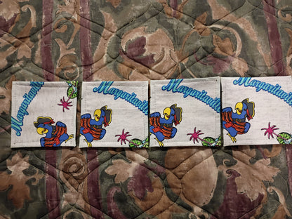 4 Margaritaville coasters