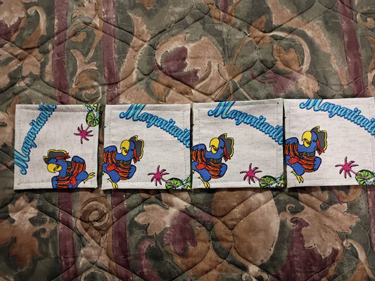 4 Margaritaville coasters